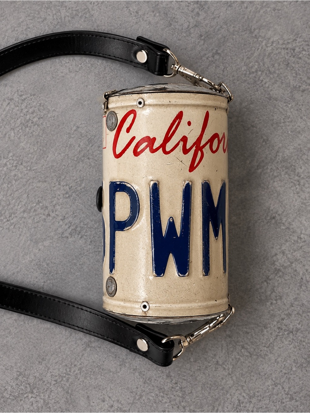 Vintage Littlearth California License Plate Convertible Crossbody Purse